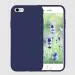 LIRAMARK Liquid Silicone Soft Back Cover Case for Apple iPhone 6 Plus / 6S Plus (Midnight Blue)