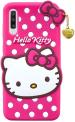 Lejaao Samsung Galaxy A7 2018 Hello Kitty Soft Pink Silicone Mobile Back Cover