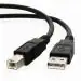 Cable Connector 1.5 Meter USB Printer Cable, Nylon Braided USB A to Male To USB B 2.0 Cable Cord Compatible with Printers, Scanner For Dell, HP, Epson, Canon, Lexmark, Xerox, Samsung, Epson