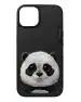 TREEMODA NIMMY Panda 3D Embroidery Leather Back Case Cover for iPhone 13.
