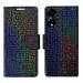 A D Enterprises Glitter Flip Cover for ITEL P55 5G | Magnetic Case | Shock Absorbent | Flip Cover ITEL P55 5G