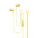 Portronics Conch 60, Yellow Wired Earphone With Mic (POR-1501)
