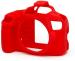 IJJA 1300d camera silicone protective body camera cover for canon 1300d camera Camera Bag (Red)