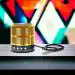 JHN SPEAKERS Bluetooth with FM Radio, USB Pen Drive Slot and Memory Card Slot, AUX Input Mode Speaker (GOLDEN)