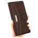 Teletel Professional Leather Finish Cards & Cash Wallet Magnetic Closure Cover For OnePlus 5T| Mobile Case| Back Flip Cover | Coffee Brown