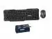 Zebion G2400 Wireless Keyboard and Mouse + Pronto 31 USB HUB Combo Set (Black)