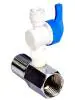 AQUAOCEAN Water Purifier Inlet Valve and SS Coupling Steel Inlet Valve Connector RO Water Filter Purifier 1/4 Size for All Domestic RO Water Purifiers All Kinds of Water Filters(1 pic)