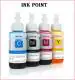 INK POINT Refill HP Cartridge Dye 678, 802, 901, 818, 21, 22, 27, 46, 56, 57, 680 Cyan, Yellow, Magenta and Black Ink Bottle 100 ml pack of 4