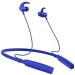KS STAR BT-235v Bluetooth 5.1 Neckband with 24Hrs Playtime, with Mic, Magnetic Earbuds Bluetooth Headset with Stereo Sound for Sports, Gym & Travelling Bluetooth Headset - Blue