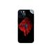 GADGETSWRAP Printed Vinyl Skin Sticker for Apple iPhone 12 Mini - Red Spikes