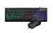 LAPCARE Champ LGC-012 Braided Wire USB Gaming Keyboard and Mouse Set (Black)
