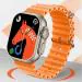 Savvy Bucket 8 ULTRA orange Smart Watch ( ORANGE STRAP, FREE)