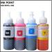 INK POINT Refill HP Cartridge Dye HP 678, 802, 901, 818, 21, 22, 27, 46, 56, 57 Multicolor Ink Bottle pack of 4
