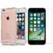 Kite Digital iPhone 6 Plus/6S Plus Transparent Bumper Shock Proof Corner Soft TPU Silicone Flexible Back Case Cover + Transparent Tempered Glass Screen Protector