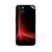 GADGETSWRAP Printed Vinyl Skin Sticker for Apple iPhone 14 - Vertical Red Laser Light Spread