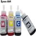 TEQUO Refill Ink for EPSON L110/L130/L210/L220/L360/L361/L365/L380/L385/L455/L485/L550/L565/L655/L1300/L1455 Pack of 4 (1Black/1Cyan/ 1Magenta/1Yellow) Black + Tri Color Combo Pack Ink Bottle
