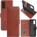 Slugabed Premium Leather Kickstand Wallet Flip Case Cover with Magnetic Closure for Poco M3 Pro 5G,Mi Redmi Note 10T 5G - Brown