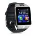 Savvy Bucket DZ09 SMARTWATCH SILVER ( BLACK STRAP, FREESIZE)
