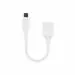 ERD UC-206 USB A to Type-C OTG Cable for Data Syncing Male-Female Adapter Compatible with All C Type Male-Female Adapter | Supported Mobile Smartphone and Other Devices (5 Inches) White