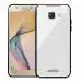 Clickaway Back Cover Samsung Galaxy J7 Prime/On7 Prime Series - Luxurious Toughened Glass With Shockproof Tpu Hard Bumper Back Glass Back Cover Samsung Galaxy J7 Prime/On7 Prime - White Glass