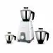 NAVATA 800 Watts Thunder Mixer Grinder with 3 Stainless Steel Jars |1 year warranty| Black & White