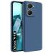Fashionury Back Cover for Vivo Y18 | Matte Soft Silicon Flexible | Camera Bump Protection | All Side Shock Proof Rubberised Back Case Cover for Vivo Y18 (Blue)