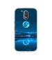 Casotec Awesome Moon Design Printed Silicon Soft TPU Back Case Cover for Motorola Moto G4 Plus