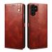 Excelsior Premium Leather Wallet flip case Cover with | Card and Cash Slot | 360 Full Body Protection for Samsung Galaxy S23 Ultra (Brown)