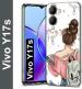 Fashionury Back Cover for Vivo Y17s (Multicolor, Grip Case, Silicon, Pack of: 1)