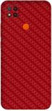 Mobiaspire Redmi 9 Active Carbon Red Mobile Skin