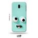 Tweakymod Printed Funny FAce Emoji Back Cover For Samsung J6 Plus