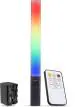 DIGITEK Portable RGB LED Light Wand with NP F750 Battery & Remote (DSL-20W RGBCombo) 2400 lx Camera LED Light (Batteries Included)