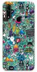 MobiEra Oppo A31 Multicolor Cartoon Mix Pattern Plastic Designer Printed Hard Case Cover