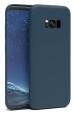 U&E Blue Silicone Back Cover For Samsung S8 Plus