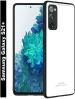 Zybux Samsung Galaxy S21 Plus White Glass and Silicon Mobile Back Cover
