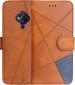 SUPER ME Vivo S5 Brown Leather Dual Protection Flip Cover