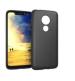 MULTRONICS Motorola Moto G7 Moto G7 Plus Black Rubber Back Cover Case