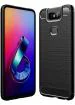 Golden Sands Slim Drop Tested Carbon Fibre Shockproof Armor Case for Asus Zenfone 6Z Back Cover (Asus 6Z Case/Zenfone 6Z Phone Back Cover), Black