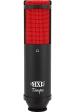 MXL Mics Tempo-KR Condenser Microphone, Cardioid, Black/Red, (Model: MXL-Tempo-KR), Large