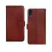 RUPELIK Motorola/ Moto E7 Power Vintage Leather flip Case Cover| Inside TPU with Card Pockets Wallet Stand Magnetic Closure 360 Degree Complete Protection Vintage Flip Cover for Motorola/ Moto E7 Power - Brown