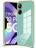 Mintak Realme 10 Pro Plus Mint Green Silicon Advanced 3 in 1 Hybrid Technology with 3D 360 Degree Protection Mobile Back Cover