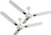 ACTIVA 1200 MM HIGH Speed 390 RPM Star Deco Anti DUST Coating Ceiling Fan Pack of 2 (Ivory)