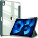 ProElite case Cover for Apple iPad Air 10.9 inch 5th/4th Gen, Transparent Smart Flip Cover for iPad Air 10.9 inch with Pencil Holder, Dark Green
