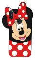 Lejaao Honor 8X 3D Cute Cartoon Lovely Micky Mouse Red Polycarbonate, Thermoplastic Polyurethane Mobile Back Cover (16 x 7.5 x 0.9 cm)