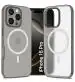 Golden Sand [Magsafe Compatible] ShockProof Sleek Hybrid Armor Back Cover Case for Apple iPhone 16 Pro (Semi Transprent Frosted PC + Grey TPU Bumper)