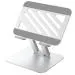 ProElite Tablet Stand, Adjustable Tablet Holder for Desk,Foldable Aluminium for iPad Stand Dock Holder iPad Air 5/4/Mini/10.2/Pro 12.9/Pro 11, Galaxy Tab Ultra, Lenovo Tab,Surface (4-13 inch)-Silver