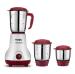 Triva (Symbol of Trust) KITCHENGMAX750 500W Mixer Grinder With 3 Jars, Copper Motor, 2 Years Warranty, RED
