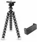 mobimint 6 Inch Flexible GorillaPod Tripod Octopod with Mobile Holder Attachment & 360 Degree Ball Head for Smartphones | Flexible Gorilla Stand for DSLR