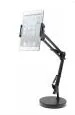 Tech Gear Tablet Cell Phone Holder with Suspension Boom Scissor Long Arm Mount Mobile Holder