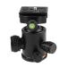 Hiffin Black 360 Degree Rotating Panoramic Ball Head For Tripod Monopod Slider DSLR Camera Camcorder